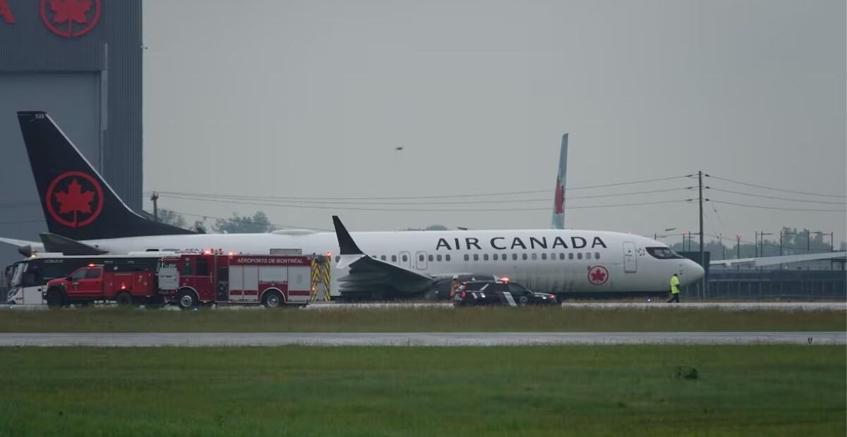 Air Canada Plane Veers Off Runway After Landing at Montreal Airport, No Injuries Reported