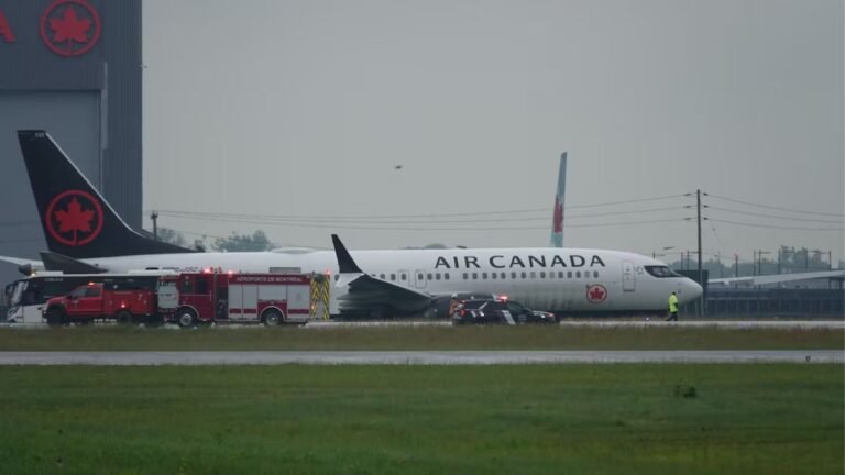 Air Canada Plane Veers Off Runway After Landing at Montreal Airport, No Injuries Reported