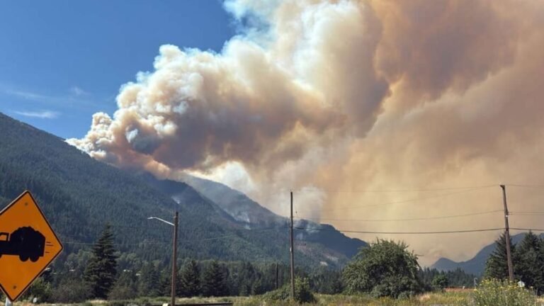 Highway Still Closed and Structures Lost as Fraser Canyon Wildfires Burn