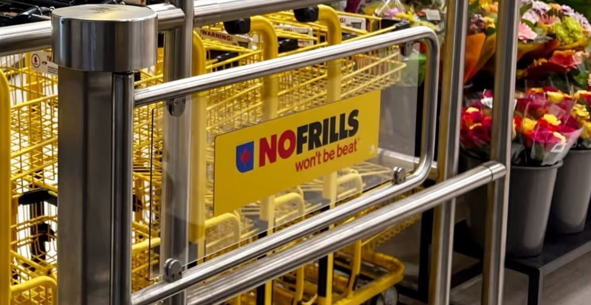 No Frills Removes Unauthorized Grocery Cart Sign Following Backlash