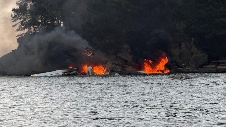 Serious Injuries Reported After Plane Crashes Near Washington’s San Juan Islands