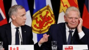 ‘Disappointed’ Doug Ford Spoke Privately With Mark Carney After Billy Bishop Expansion Was Blocked