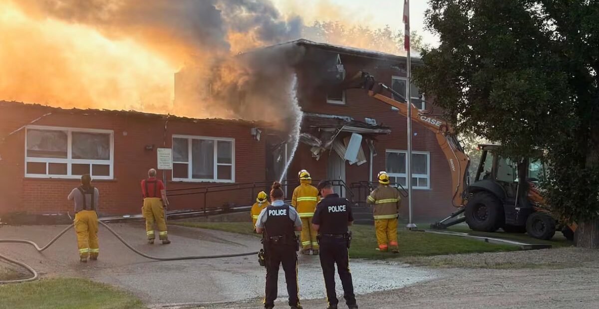 ‘Shock and Disbelief’ After Morse, Sask., RCMP Detachment Burns Down