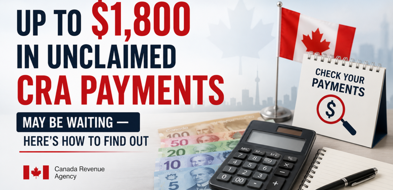 Up to $1,800 in Unclaimed CRA Payments May Be Waiting — Here's How to Find Out
