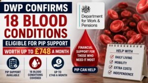 DWP Confirms 18 Blood Conditions Eligible for PIP Support Worth Up to £748 a Month