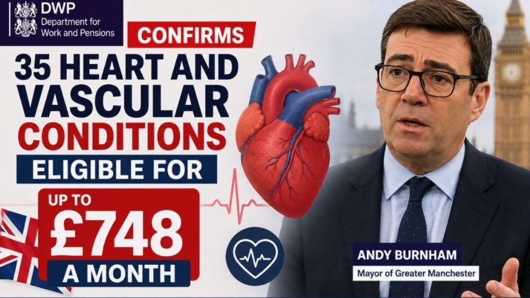 DWP Confirms 35 Heart and Vascular Conditions Eligible for Up to £748 a Month