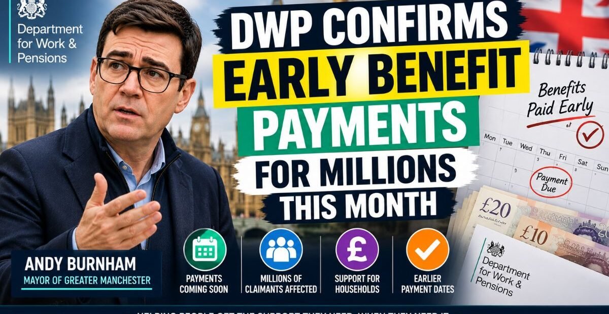 DWP Confirms Early Benefit Payments for Millions This Month