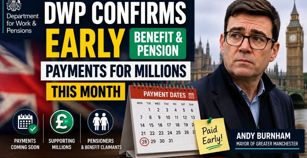 DWP Confirms Early Benefit and Pension Payments for Millions This Month