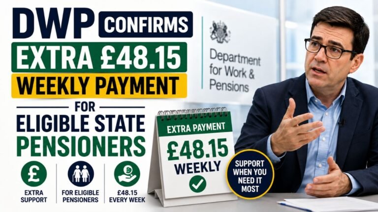DWP Confirms Extra £48.15 Weekly Payment for Eligible State Pensioners