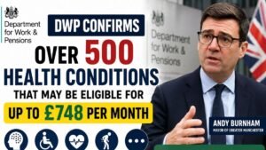 DWP Confirms Over 500 Health Conditions That May Be Eligible for Up to £748 Per Month