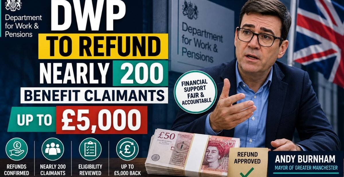 DWP to Refund Nearly 200 Benefit Claimants Up to £5,000