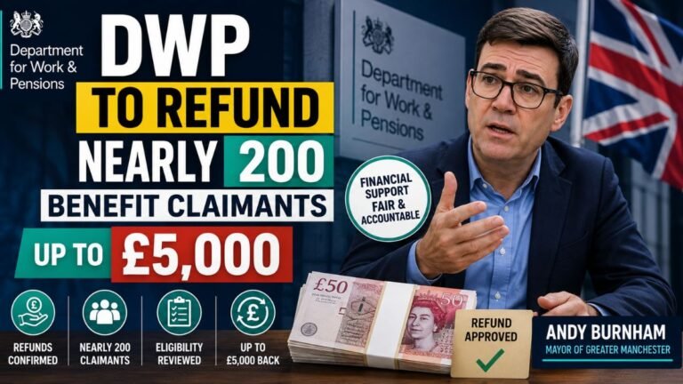 DWP to Refund Nearly 200 Benefit Claimants Up to £5,000